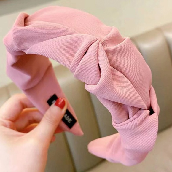 Minimalist Ruched Solid Headband main image 5